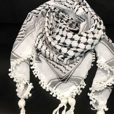 the keffiyeh scarf.